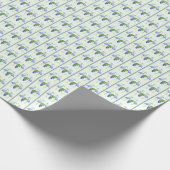 Chinoiserie-Kranich-Verpackungspapier Geschenkpapier (Ecke)