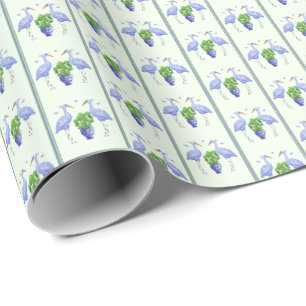 Chinoiserie-Kranich-Verpackungspapier Geschenkpapier