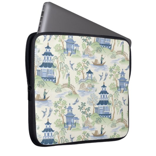 Chinoiserie Laptopschutzhülle (Vorne Rechts)