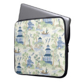 Chinoiserie Laptopschutzhülle (Vorderseite Links)