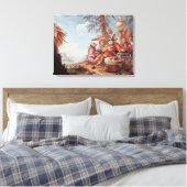 Chinoiserie Leinwanddruck (Insitu (Schlafzimmer))