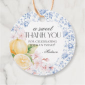 Chinoiserie Lemon Party Parco delle camelie Locarn Geschenkanhänger (Rückseite)