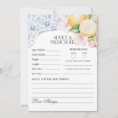 Chinoiserie Lemon Teezeremonie mit Mama Beratung f Einladung (Vorderseite)