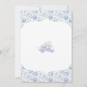 Chinoiserie Lemon Teezeremonie mit Mama Beratung f Einladung (Rückseite)