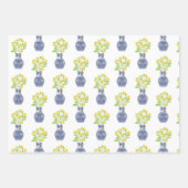 Chinoiserie Lemon Tree Geschenkgutscheine Geschenkpapier Set (Vorderseite 3)