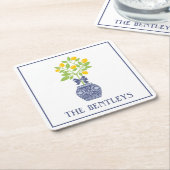 Chinoiserie Lemon Tree Paper Untersetzer (angewinkelt)
