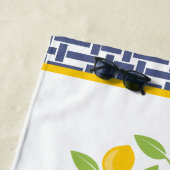 Chinoiserie Lemon Tree Personalisiertes Badetuch (Beispiel)