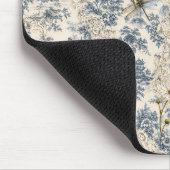 Chinoiserie Libellen und Gänseblümchen Mousepad (Ecke)