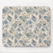 Chinoiserie Libellen und Gänseblümchen Mousepad (Vorne)