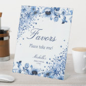 Chinoiserie Light Blue Floral Favoriten Sockelschild (In Situ)