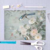 Chinoiserie Light Blue Nature Seidenpapier (Handwerk)