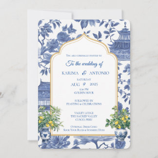 Chinoiserie Limoncello Infusion Einladung