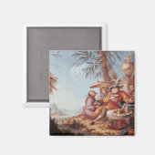 Chinoiserie Magnet (Vorderseite/Rückseite)