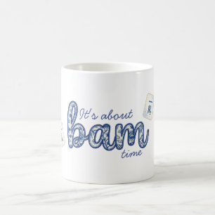 Chinoiserie Mahjong It's About Bam Time Blau Kaffeetasse