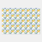 Chinoiserie Mandarins & Hydrangeas Geschenkpapier Set (Vorderseite 3)