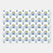 Chinoiserie Mandarins & Hydrangeas Geschenkpapier Set (Vorderseite 2)