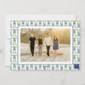 Chinoiserie Mandarins Weihnachtsgebäck Foto Feiertagskarte (Rückseite)