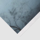 Chinoiserie Midnight Blue, Dark Moody Florals Seidenpapier (Ausschnitt)