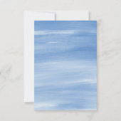 Chinoiserie Mit Monogramm Ginger Jar Mitteilungska Dankeskarte (Rückseite)