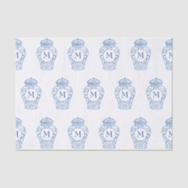 Chinoiserie Mit Monogramm Ginger Jar Tissue Paper Seidenpapier