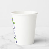 Chinoiserie Mit Monogramm Pagoda Pappbecher (Links)