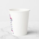 Chinoiserie Mit Monogramm Pagoda Pappbecher (Links)