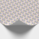 Chinoiserie Monkey Wrapping Paper Geschenkpapier (Ecke)