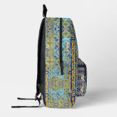 Chinoiserie Monogram Bedruckter Rucksack (Links)