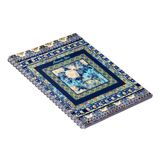 Chinoiserie Monogram Notizblock (Rechte Seite)