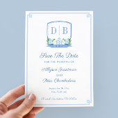 Chinoiserie Monogram Wedding Save The Date