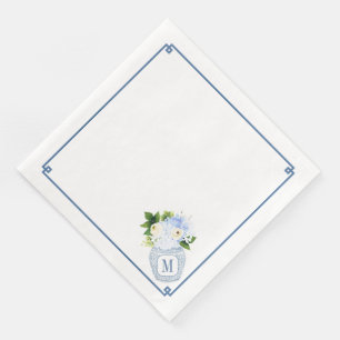Chinoiserie Monogram Wedding Serviette