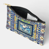 Chinoiserie Monogram Zubehörtasche (Offen)