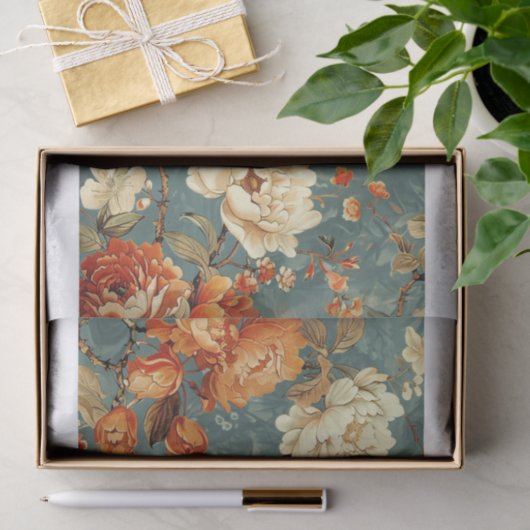 Chinoiserie Muster21 Seidenpapier (Geschenk)