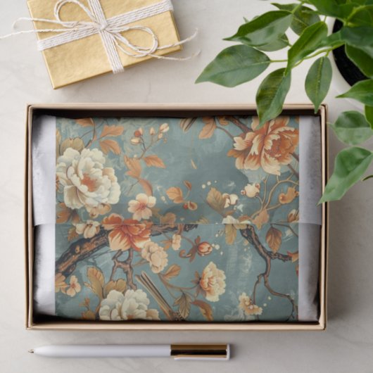 Chinoiserie Muster22 Seidenpapier (Geschenk)