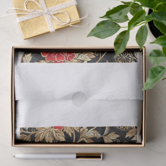 Chinoiserie Muster5 Seidenpapier (Geschenk)