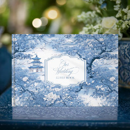 Chinoiserie Muster Gerahmte Kalligraphie-ID1094 Gästebuch