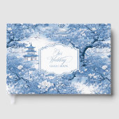 Chinoiserie Muster Gerahmte Kalligraphie-ID1094 Gästebuch (Vorderseite)