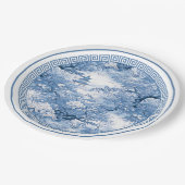 Chinoiserie Muster ID1094 Pappteller (Schrägansicht)