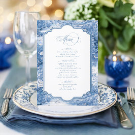 Chinoiserie Muster und dekorative Grenze ID1094 Menükarte