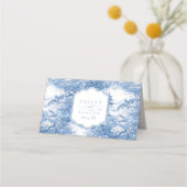 Chinoiserie Muster Wedding ID1094 Platzkarte (Rückseite)