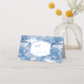 Chinoiserie Muster Wedding ID1094 Platzkarte (Vorderseite)