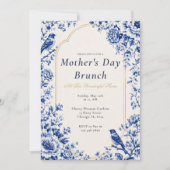 Chinoiserie-Muttertags-Brunch Einladung (Vorderseite)