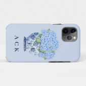 Chinoiserie Nantucket Blaue Hortensien Case-Mate iPhone Hülle (Rückseite (Horizontal))
