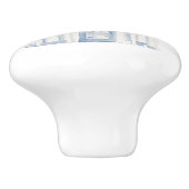 Chinoiserie Pagoda 3 Keramikknauf (Seitenansicht)