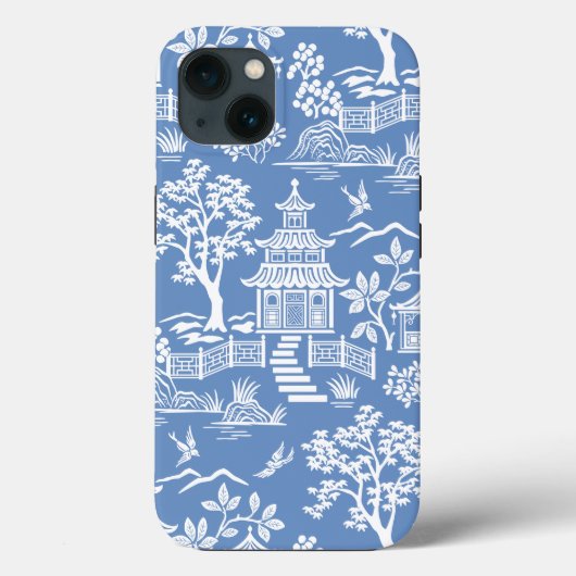 Chinoiserie Pagoda Case-Mate iPhone Hülle (Rückseite)