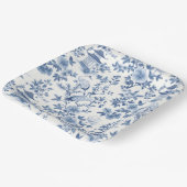 Chinoiserie Pagoda Cran Pappteller (Gewinkelt)