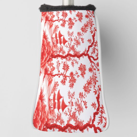 CHINOISERIE PAGODA GOLF HEADCOVER (Rotieren 90)