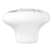 Chinoiserie Pagoda Keramikknauf (Seitenansicht)