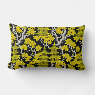 Chinoiserie Pagoda Lendenkissen