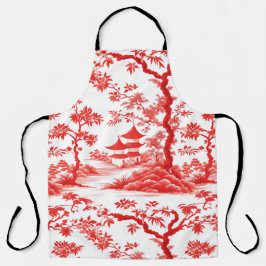 CHINOISERIE PAGODA SCHÜRZE